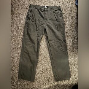 RedHead Men's Dark Gray Fleece Lined Carpenter Pants